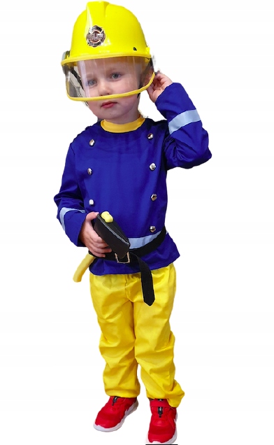 

Strój Strażak Rozmiar 110 Kask +siek. SAM-KS110