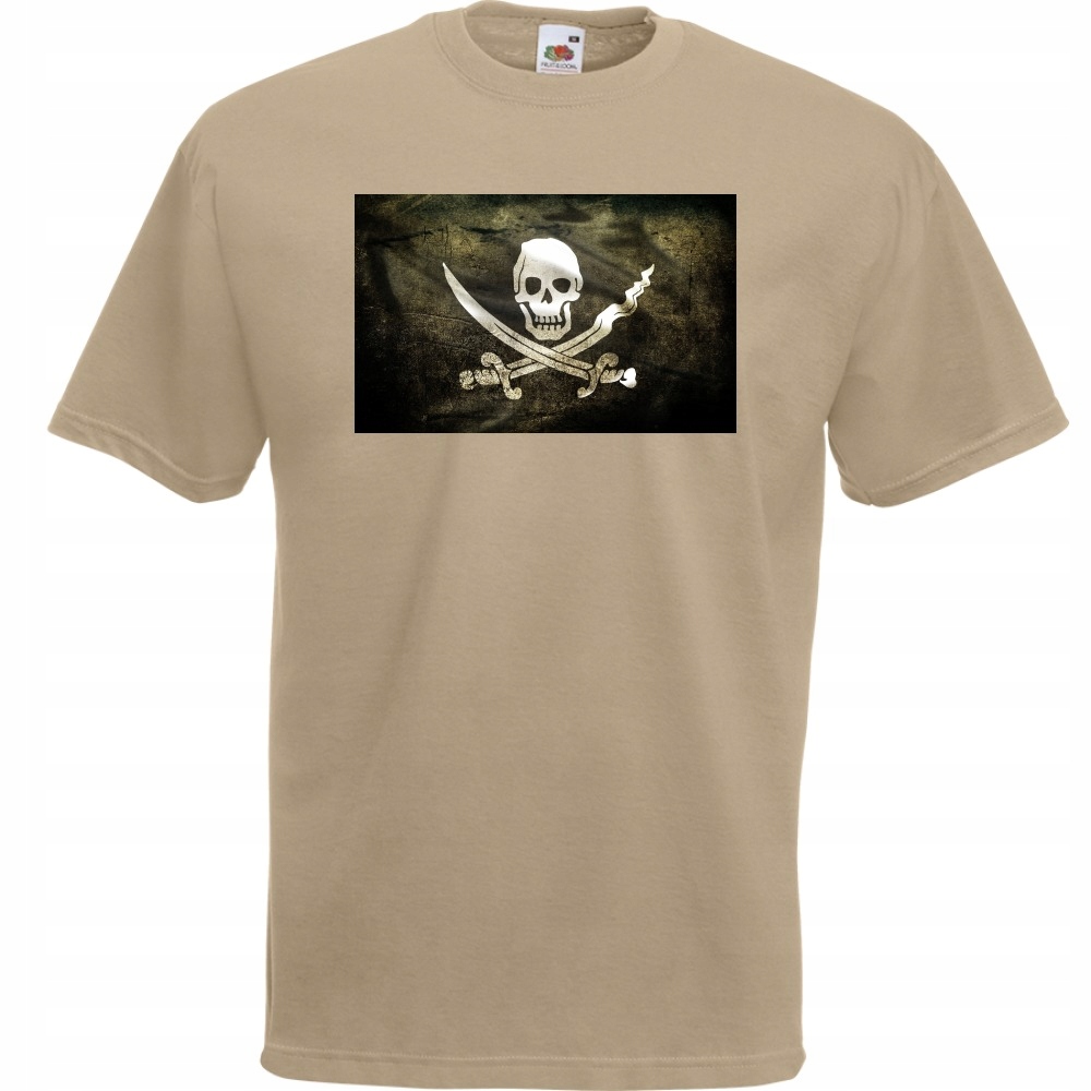 

Koszulka z nadrukiem flaga piracka Jolly Roger XL