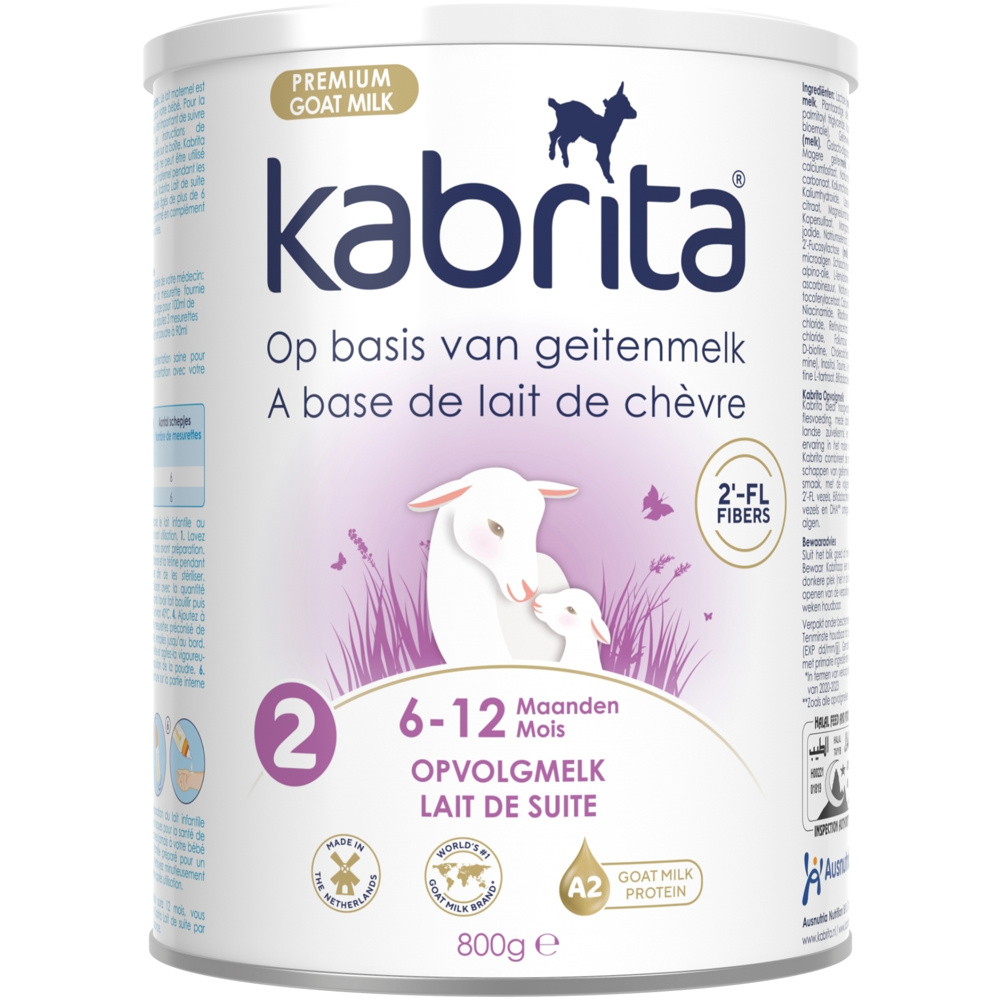Mleko Następne z Hmo na bazie mleka koziego, 6-12m, 800 g Kabrita 2