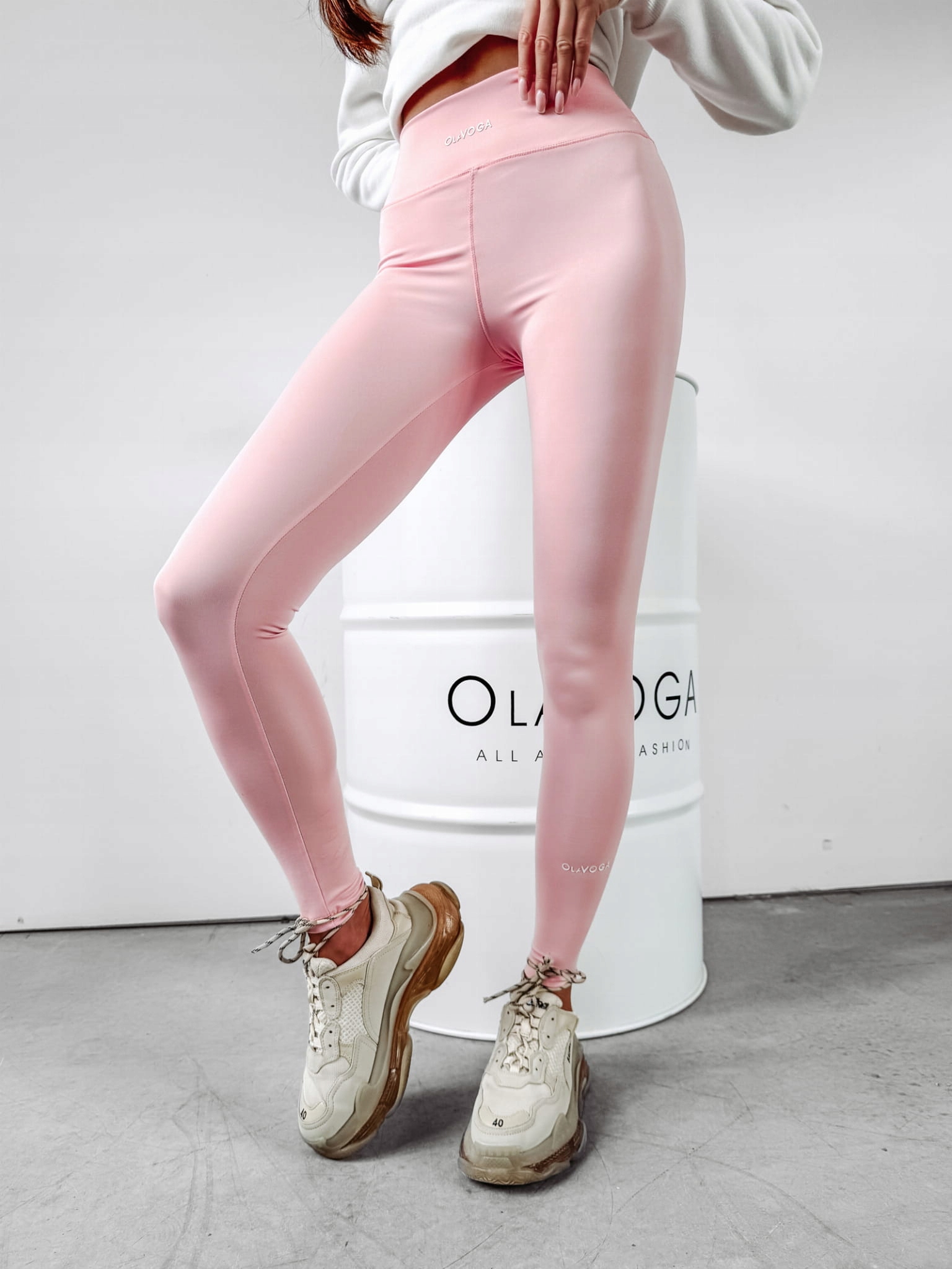 Dámské Legíny O La Voga Lars O La Voga Pudrová Růžová S