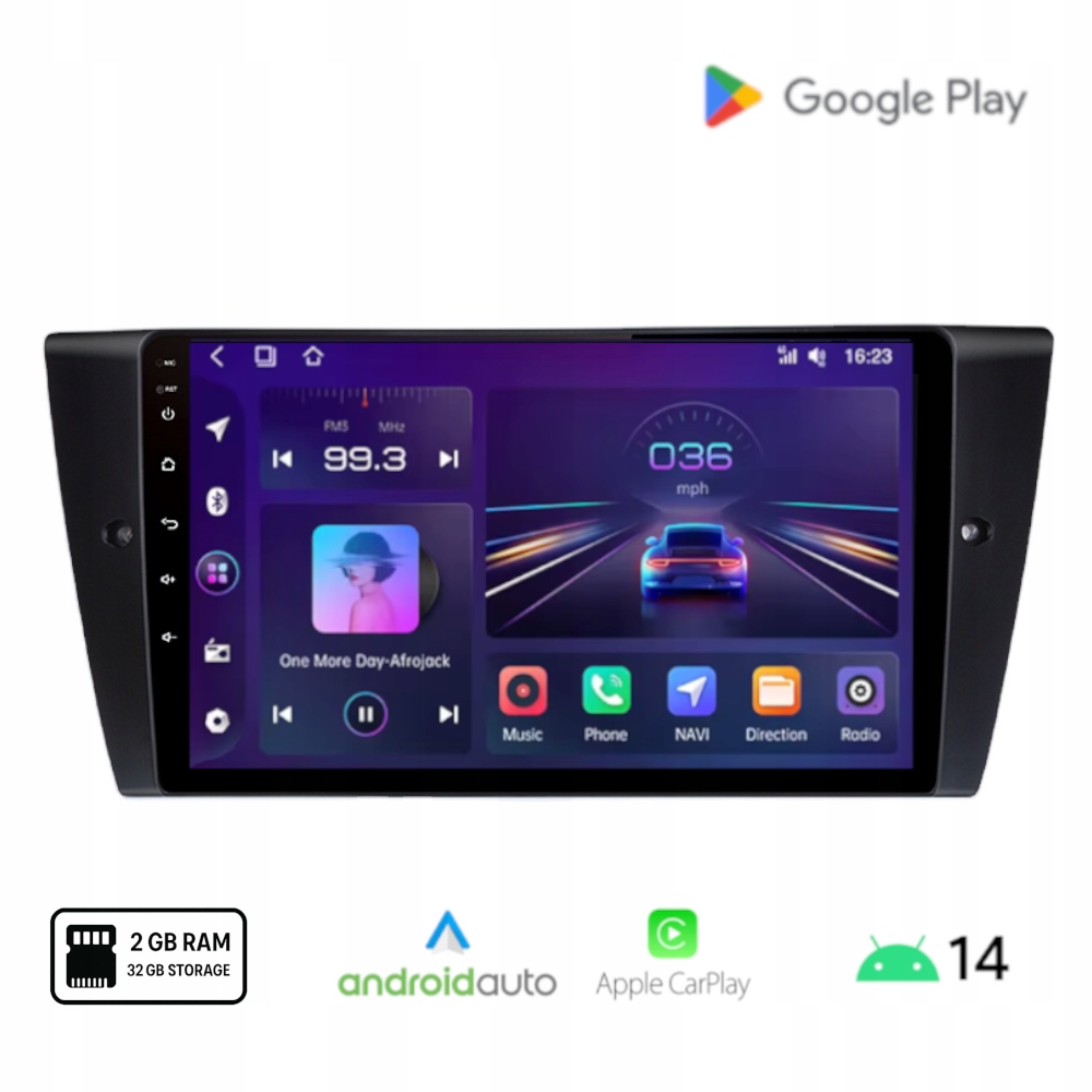 Rádio Android Bmw E90 E91 E92 E93 bezdrôtové Carplay Android Auto Wi-Fi