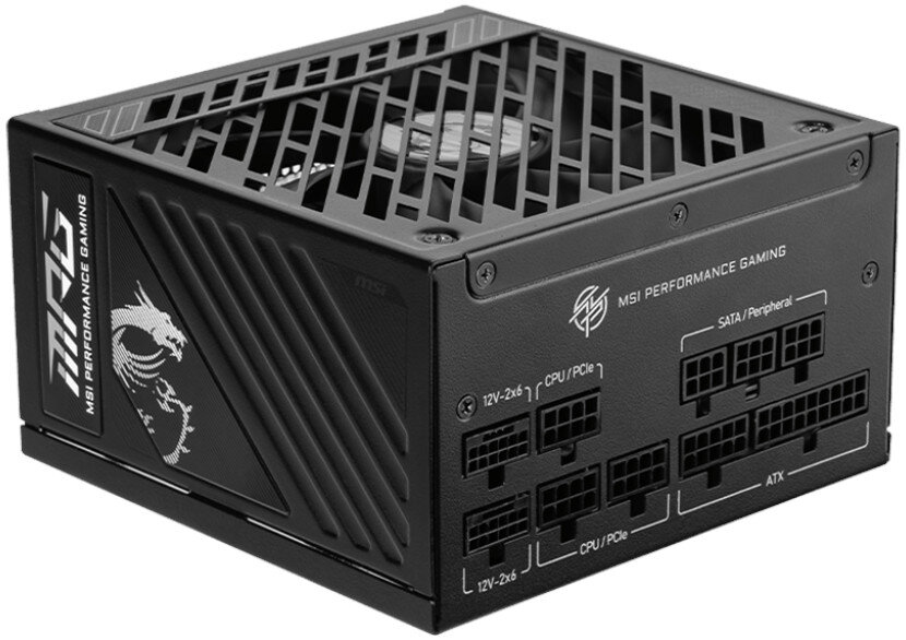 Zasilacz MSI MPG A1000GS PCIE5 1000W 80+ Gold Czarny ATX 3.1 modularny