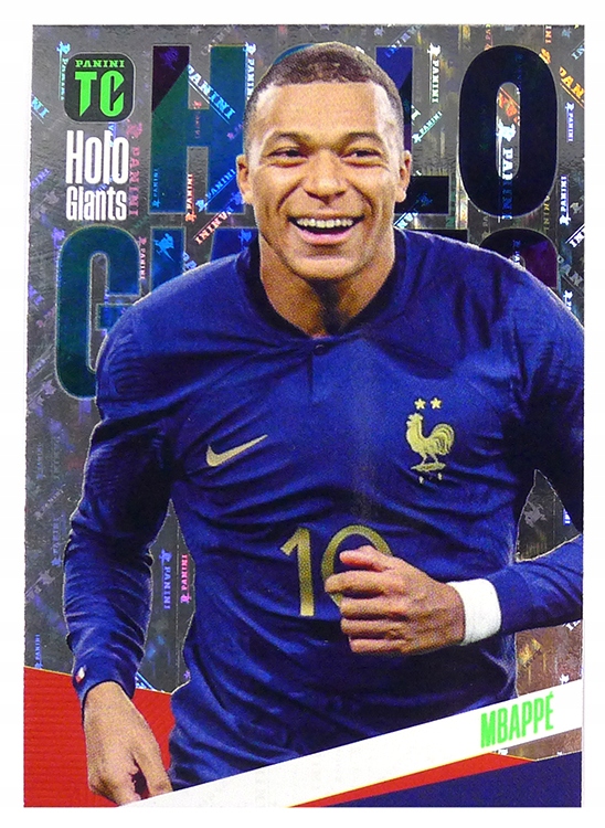Karty LIMITED PANINI Top Class 2024 HOLO GIANTS Kylian Mbappe (France