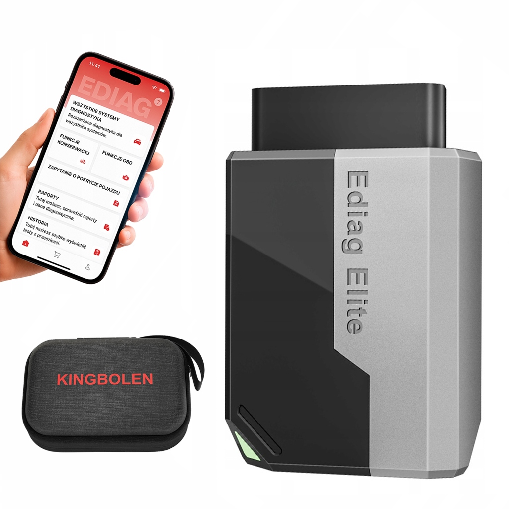 Ediag Elite OBD2 Canfd Diagnostické Rozhraní s 0,36m Obdii prodlužovacím kabelem