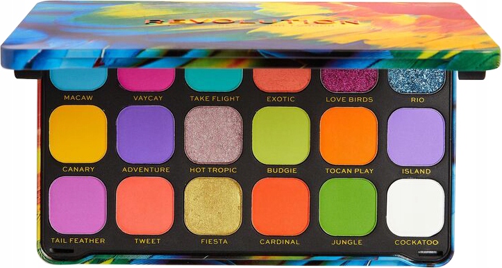 

Makeup Revolution Paleta cieni Birds Of Paradise