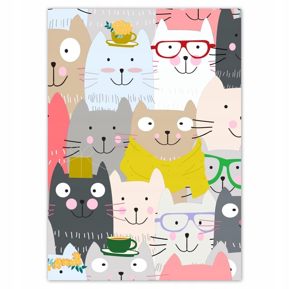 

Naklejki 50x70 Kot Kotki Koty Kicia