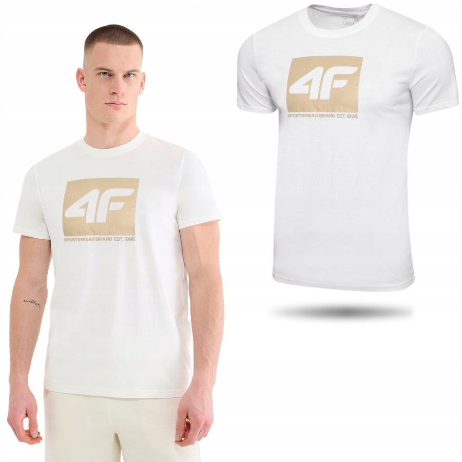 KOSZULKA MĘSKA 4F T-SHIRT PODKOSZULEK BLUZKA SPORTOWA NA CO DZIEŃ