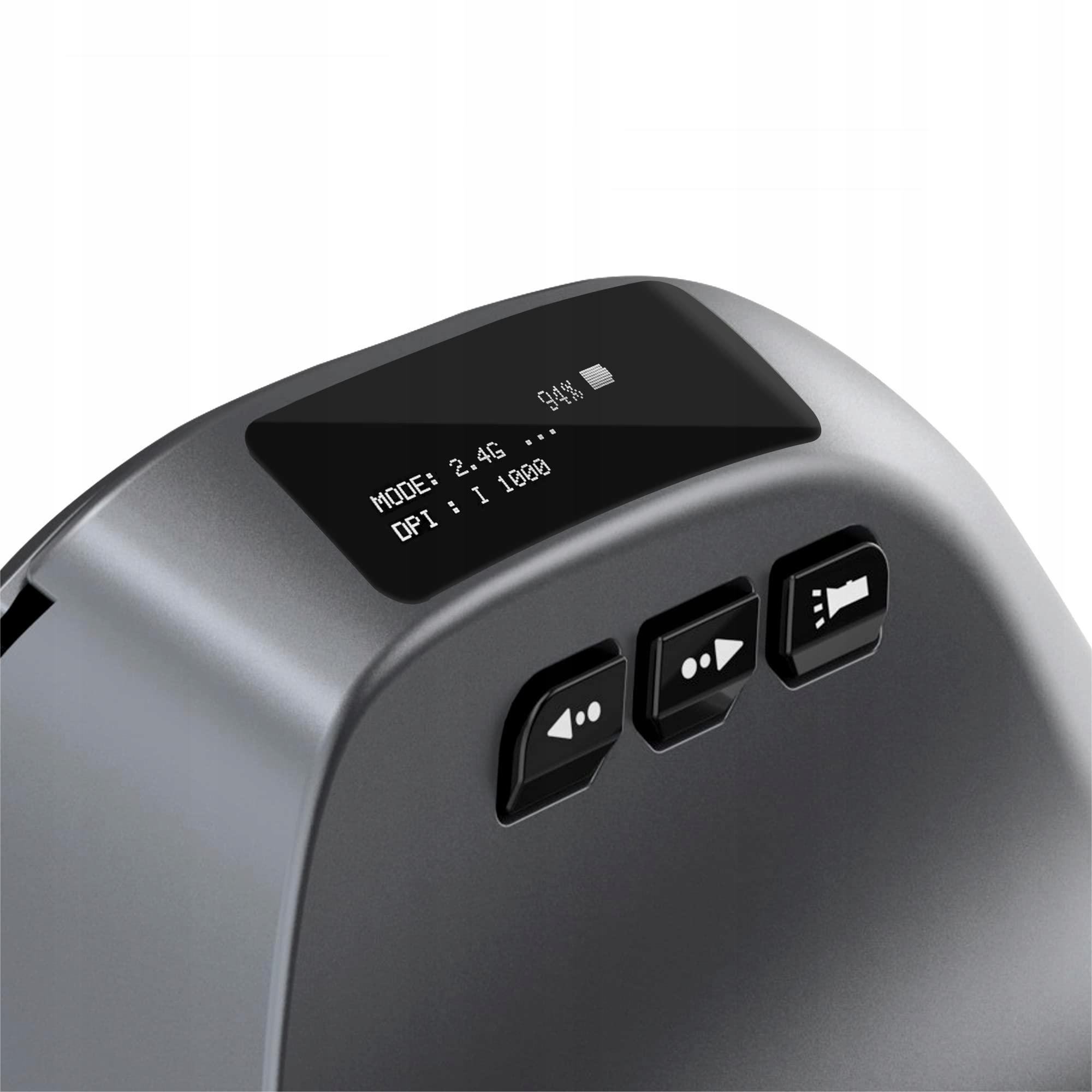 MYSZ PIONOWA BEZPRZEWODOWA Akumulator 730mAh USB-C BT 2.4G OLED do 3200 DPI Interfejs USB USB (Radio 2.4 GHz) Bluetooth