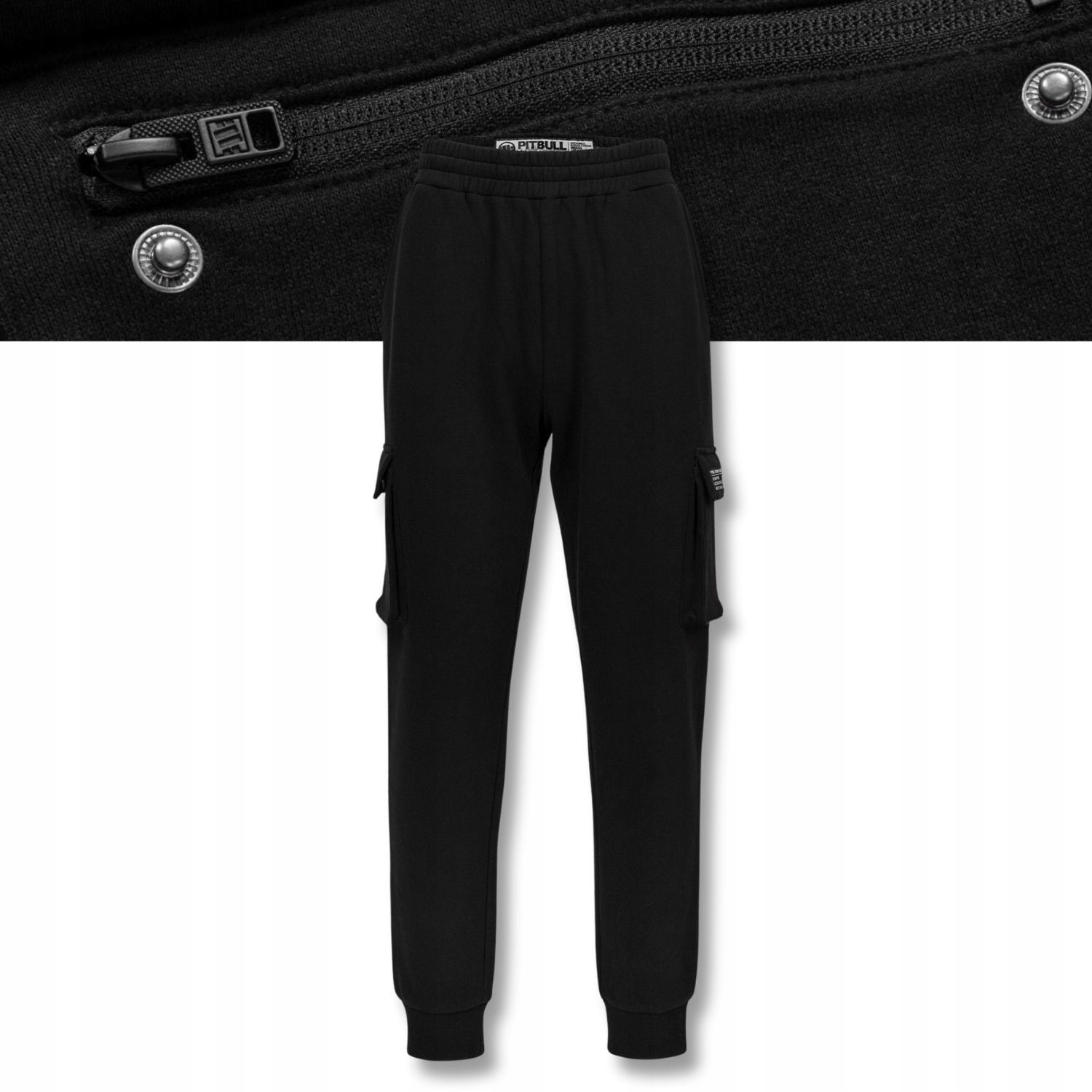 Męskie Spodnie Dresowe Bojówki Pitbull Cypress Sport Sportowe Dresy Cargo