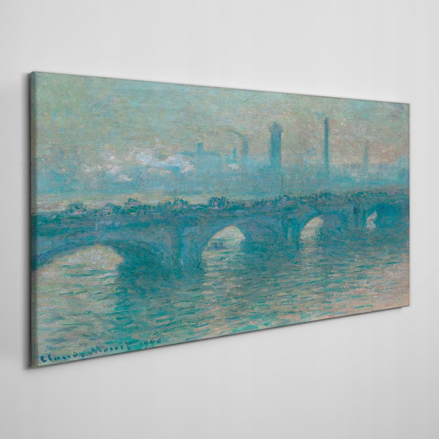 

Obraz na płótnie Waterloo bridge Monet 120x60 cm