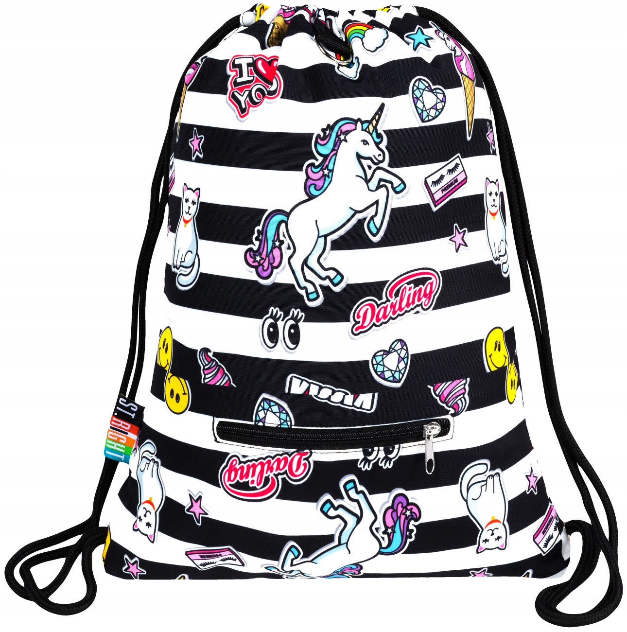 

St.right Plecak N Sznurkach Kiss & Love 631573