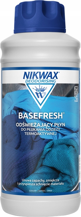 Nikwax Base Fresh 1L do bielizny odzieży techniczna termoaktywna sportowa