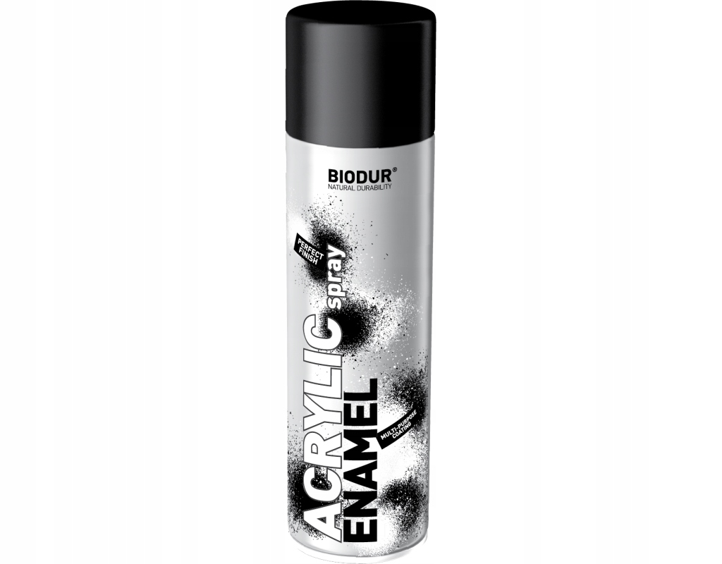 Spray Lakier Akrylowy 500 ml Czarny POŁ