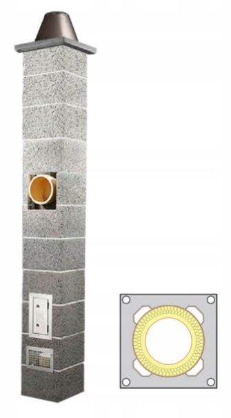 Komínový systém Schiedel Sopka K Ci Eko 10 m fi 200