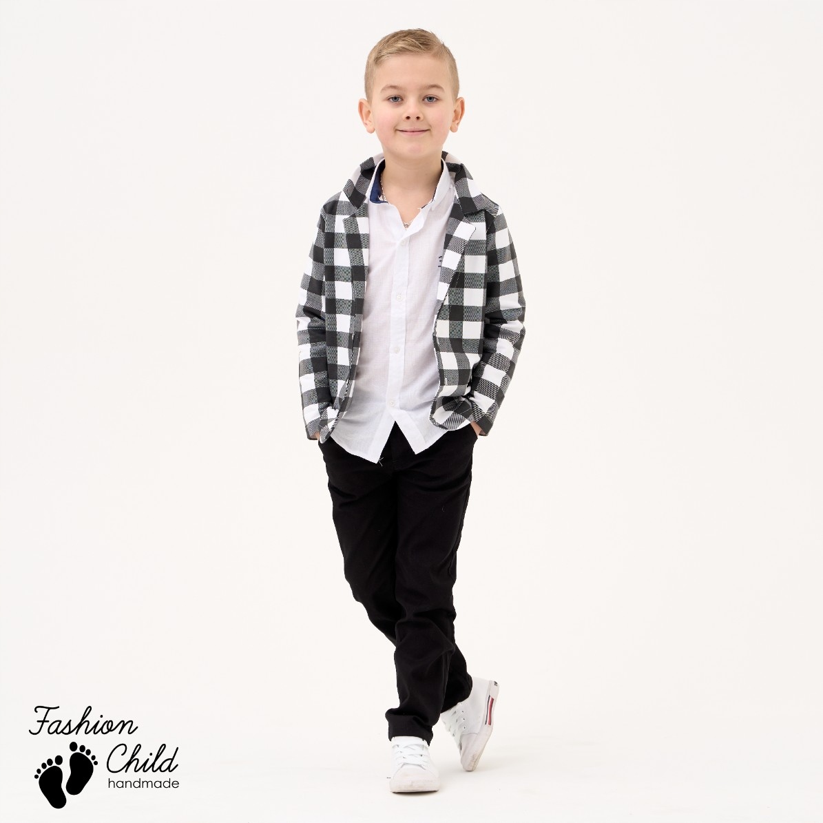 Pablo maryarka w kratę dla chłopca R.104 4/5 LAT Marka Inna marka