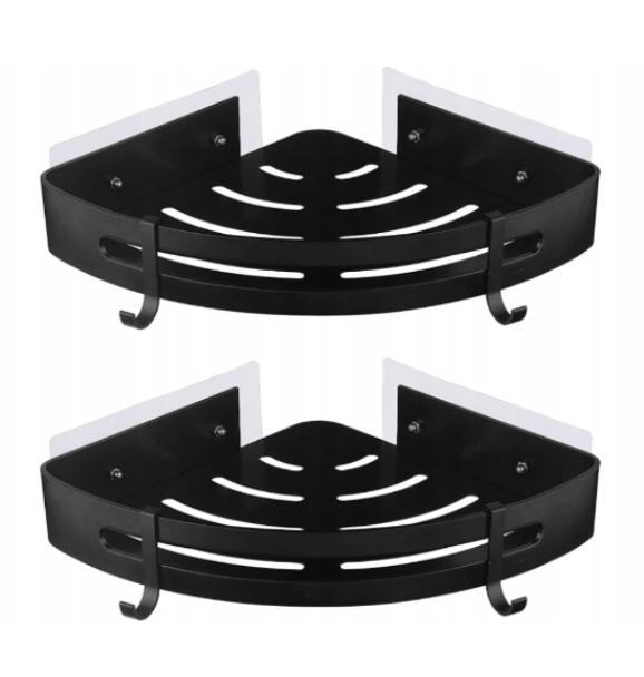 УГЛОВАЯ ПОЛКА ДЛЯ ВАННОЙ КОМНАТЫ ДЛЯ ДУША 2 ШТ.