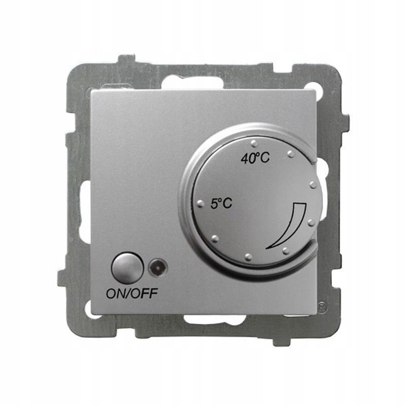 Ospel As strieborný – regulátor s nadzemným snímačom RTP-1GN/m/18