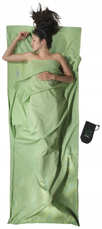 Cocoon Bavlněný spací pytel Travel Sheet CT46-0 Forest Shade 220 x 90 cm