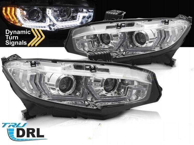 фары для Honda Civic X '16-'21 led