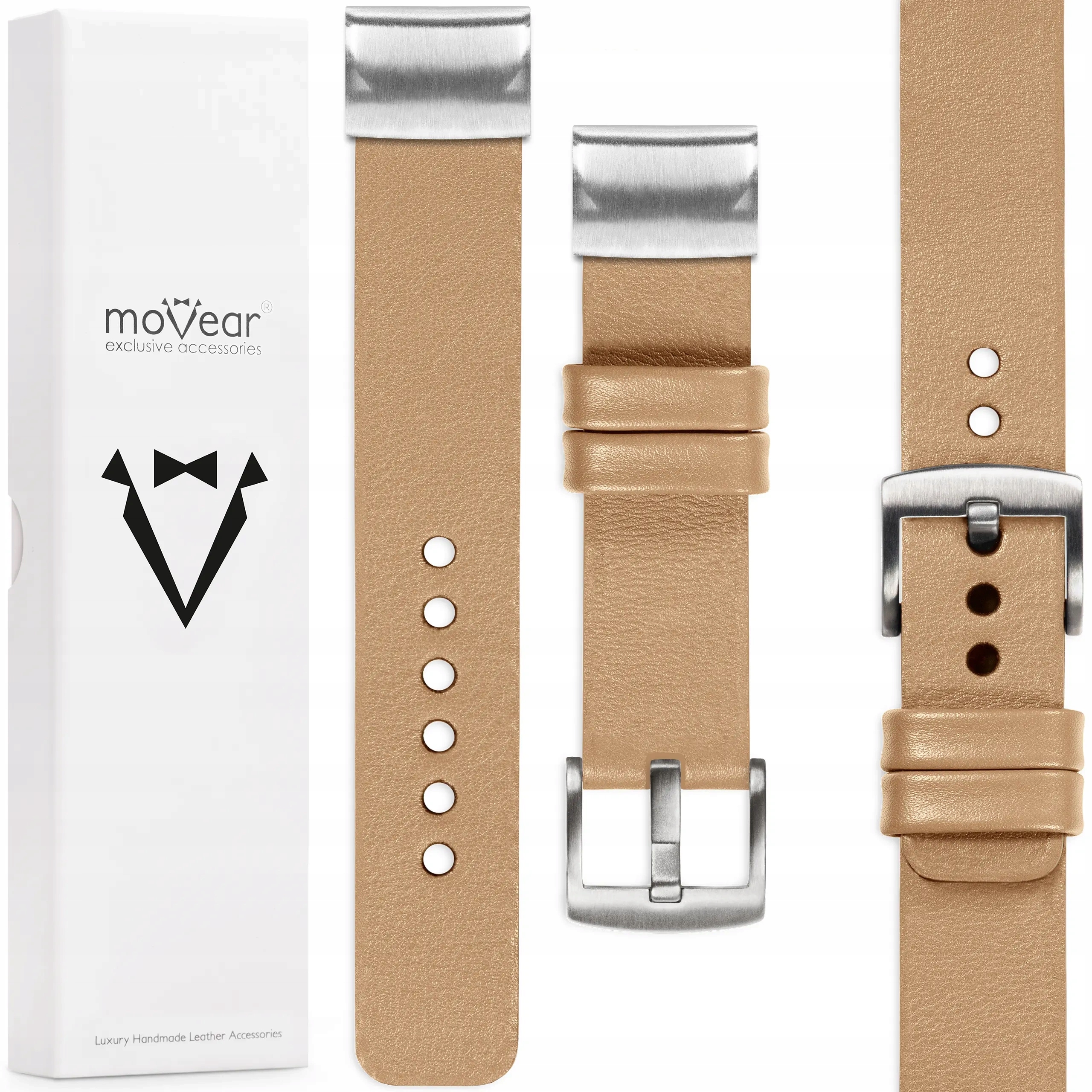 Exkluzivní řemínek pro QuickFit 26 Garmin Fenix 8 7X 6X 5X 3 kožený Movear