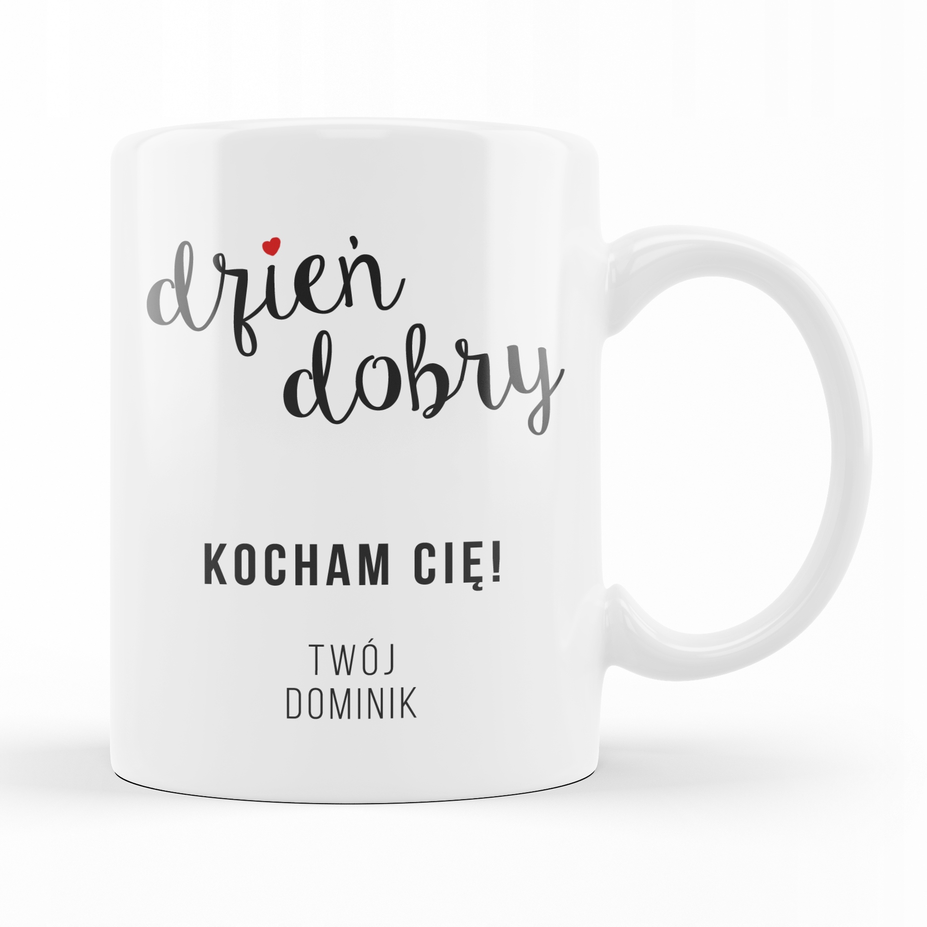 

Kubek Dzień Dobry Kocham Cię Dla Niej Niego Prezen