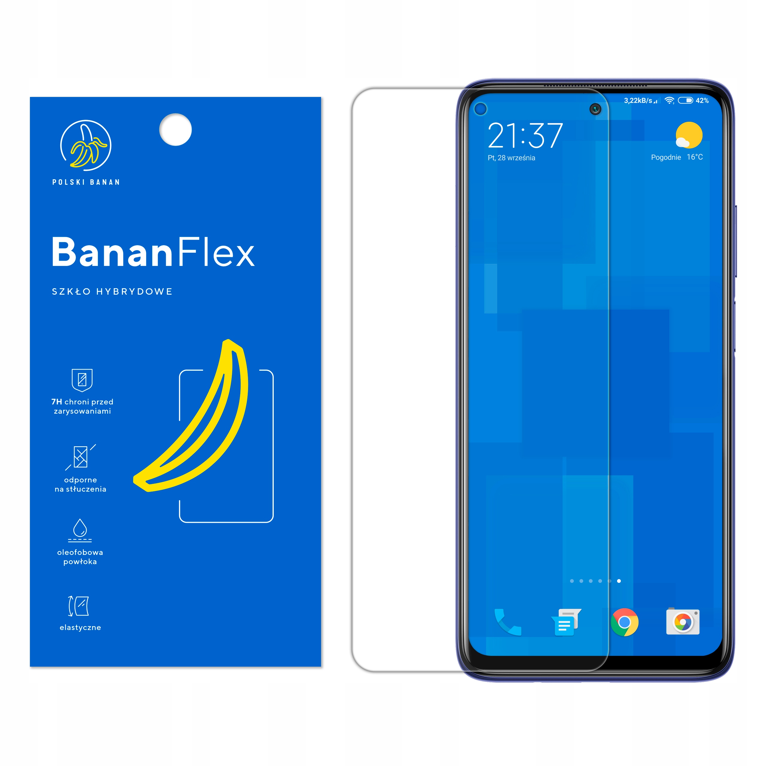 

Szkło Hybrydowe 7H do Xiaomi Mi 10T Lite
