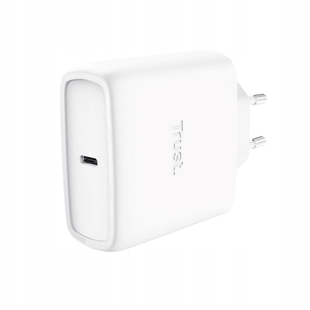 Napájací adaptér pre notebook Trust Maxo Usb-c GaN 65W Biely