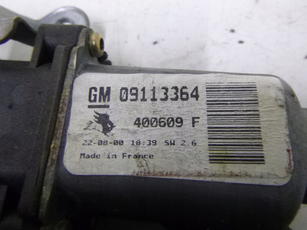 Mécanisme Vitre Avant Droite Opel Corsa C 09113364