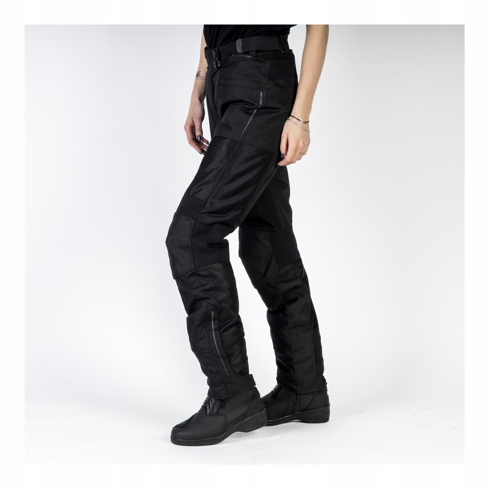 Spodnie motocyklowe damskie OZONE FLOW LADY czarne tekstylne GRATISY Numer katalogowy producenta OZ-TP-FLOW_01_DS