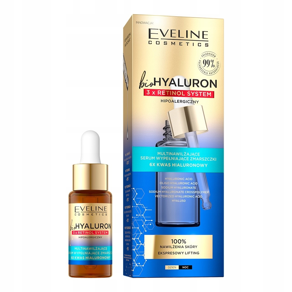

Eveline Cosmetics Bio Hyaluron serum na zmarszczki