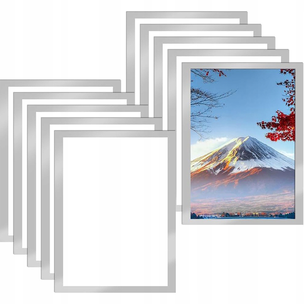 10X Rámeček A4 Magnetický Samolepicí Na Fotografie Výšivky 23,9*32,5