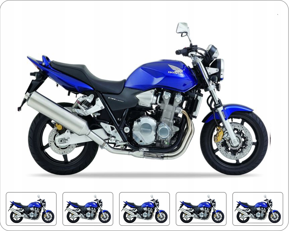 Samolepky Na Motocykl Juula Pro Honda Cb 1300 2005 Modré PB332