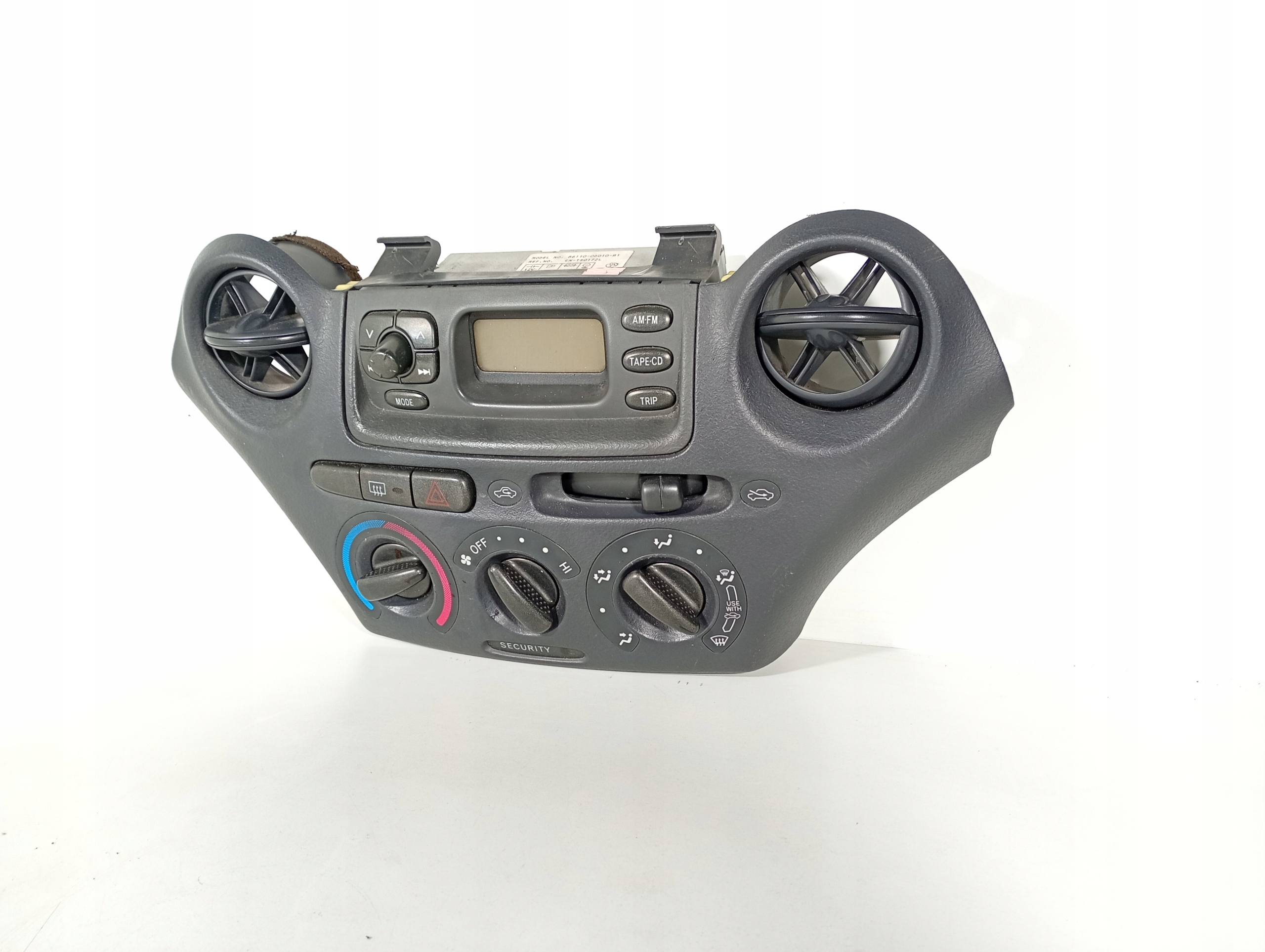 Toyota Yaris 1 00-06 switch switch PANEL central blower fan KRATKI