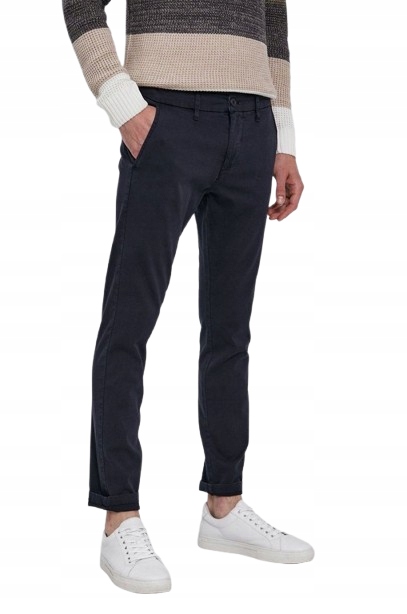 Guess Pánské Modré Chinos Kalhoty 30 0A5D5_B* 30 10A5