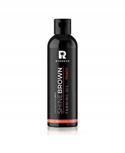 Byrokko Shine Brown Peach Tanning olej SPF6 Opalovací přípravek 150 Ml