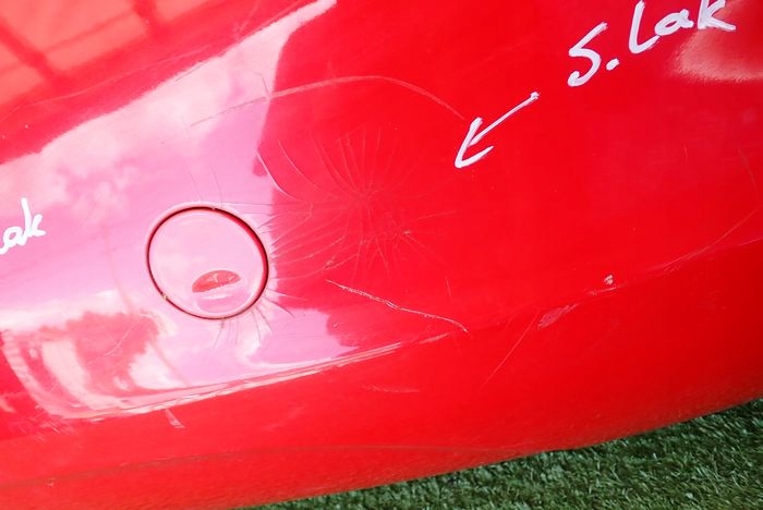 OPEL CORSA D 3d bumper rear rear part