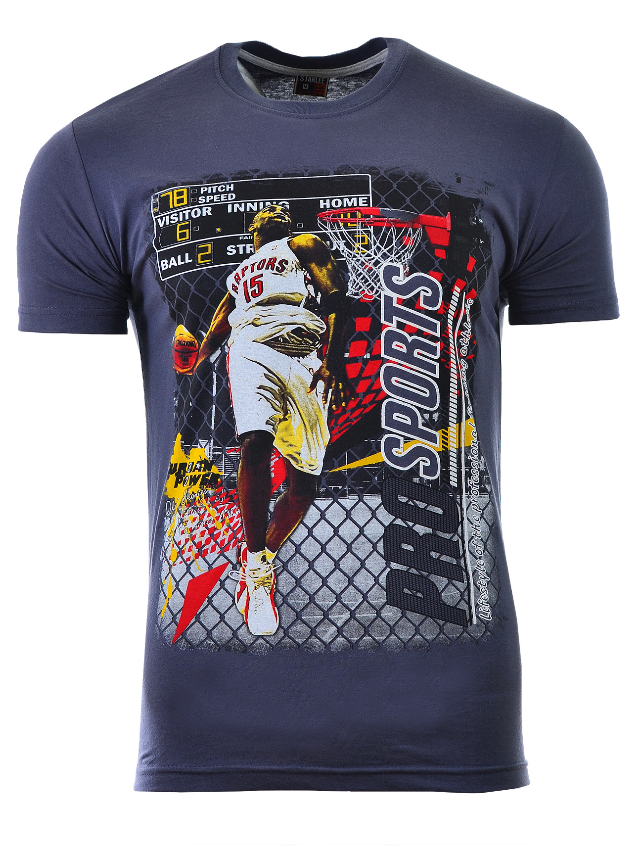 

L Koszulka T-shirt Pro Sports Grafitowa