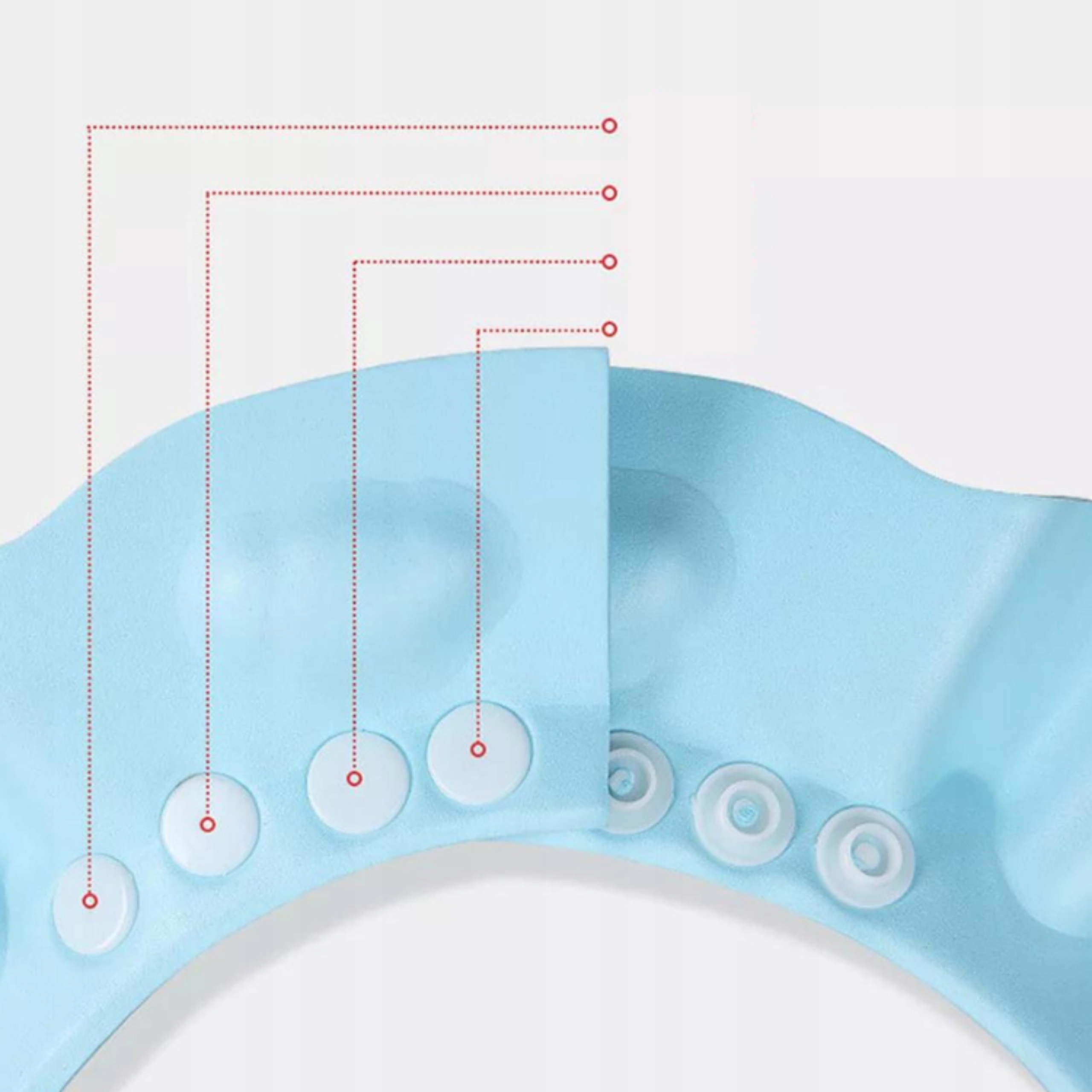 RONDO KĄPIELOWE DASZEK DO MYCIA GŁOWY REGULACJA KĄPIEL ŻÓŁTY MIŚ Kolor dominujący żółcie