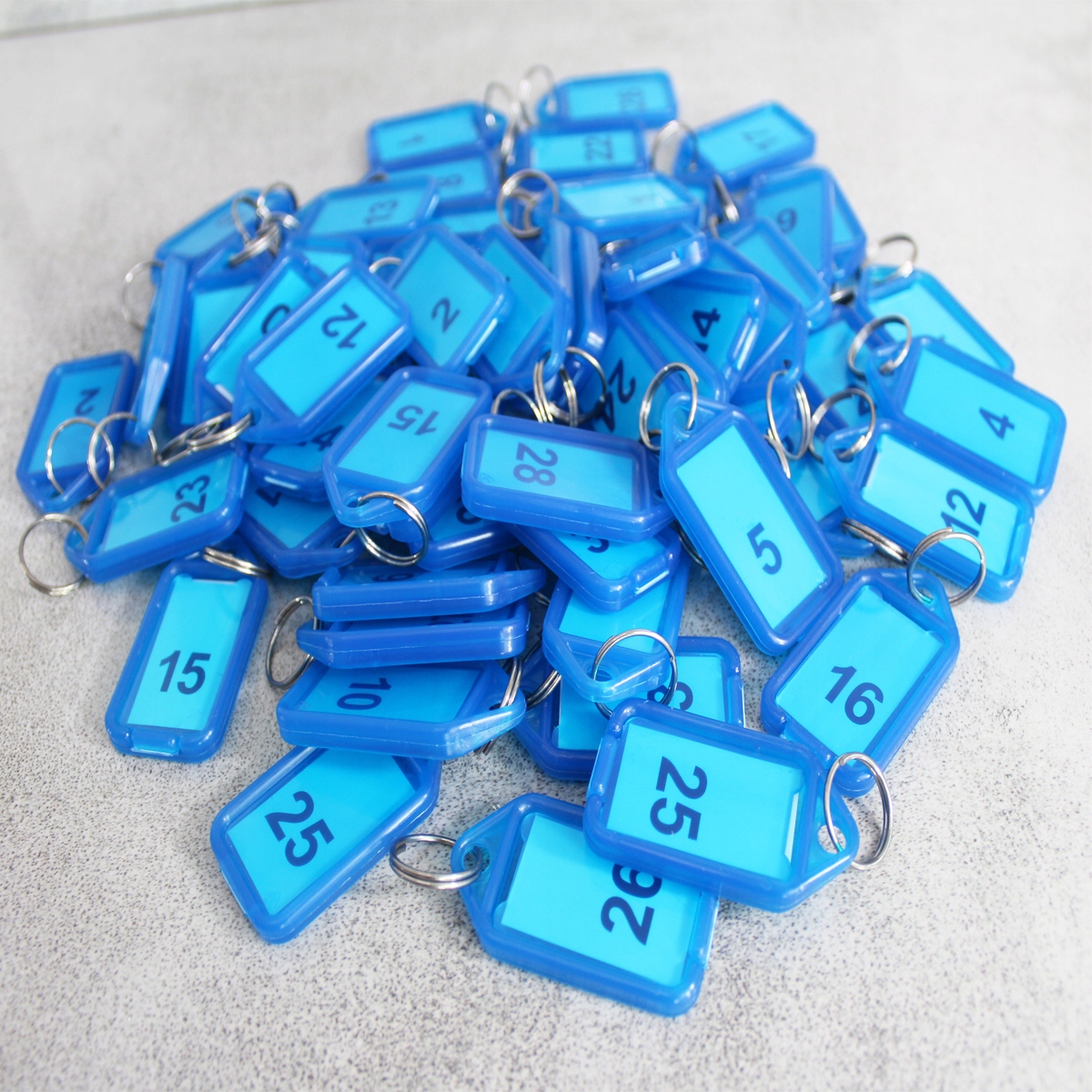 BRELOKI IDENTYFIKATORY DO KLUCZY ZAWIESZKI BRELOCZEK 60 SZT Marka PRC