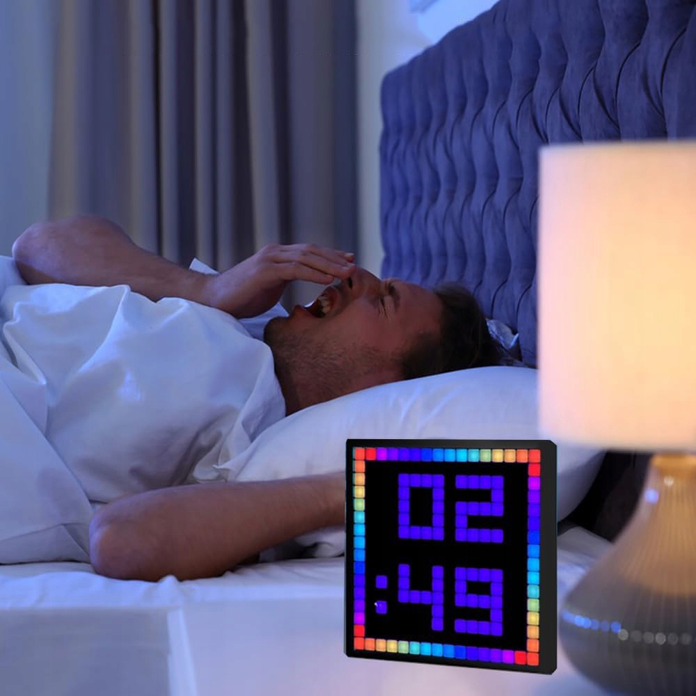 WYŚWIETLACZ LED PIXEL ART PROGRAMOWALNY PANEL LED PIXEL ZE STEROWANIEM Kształt żarówki tradycyjna