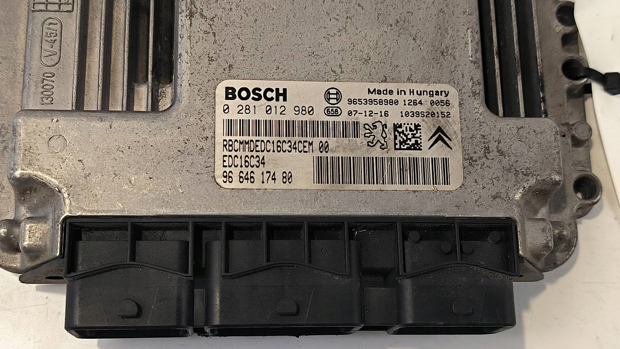 Computer 9664617480 CITROEN C4 Picasso und