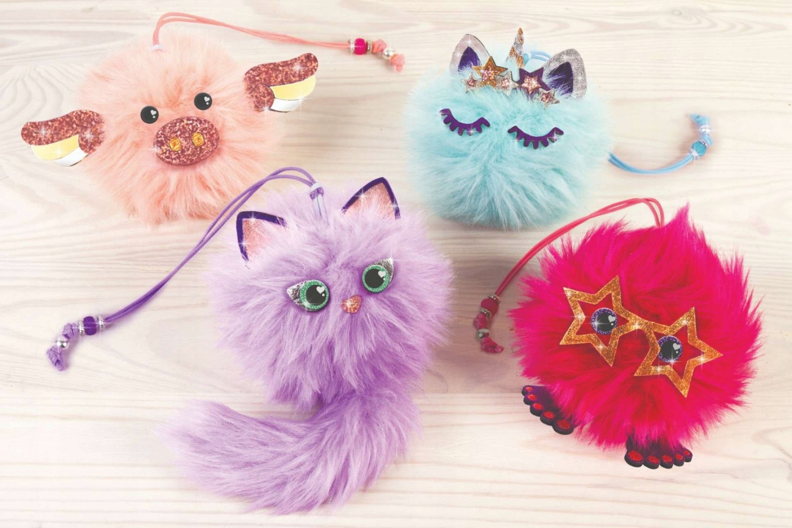 Make it Real Zestaw Tworzenie Puszystych Breloczków 1409 Kod producenta 1409