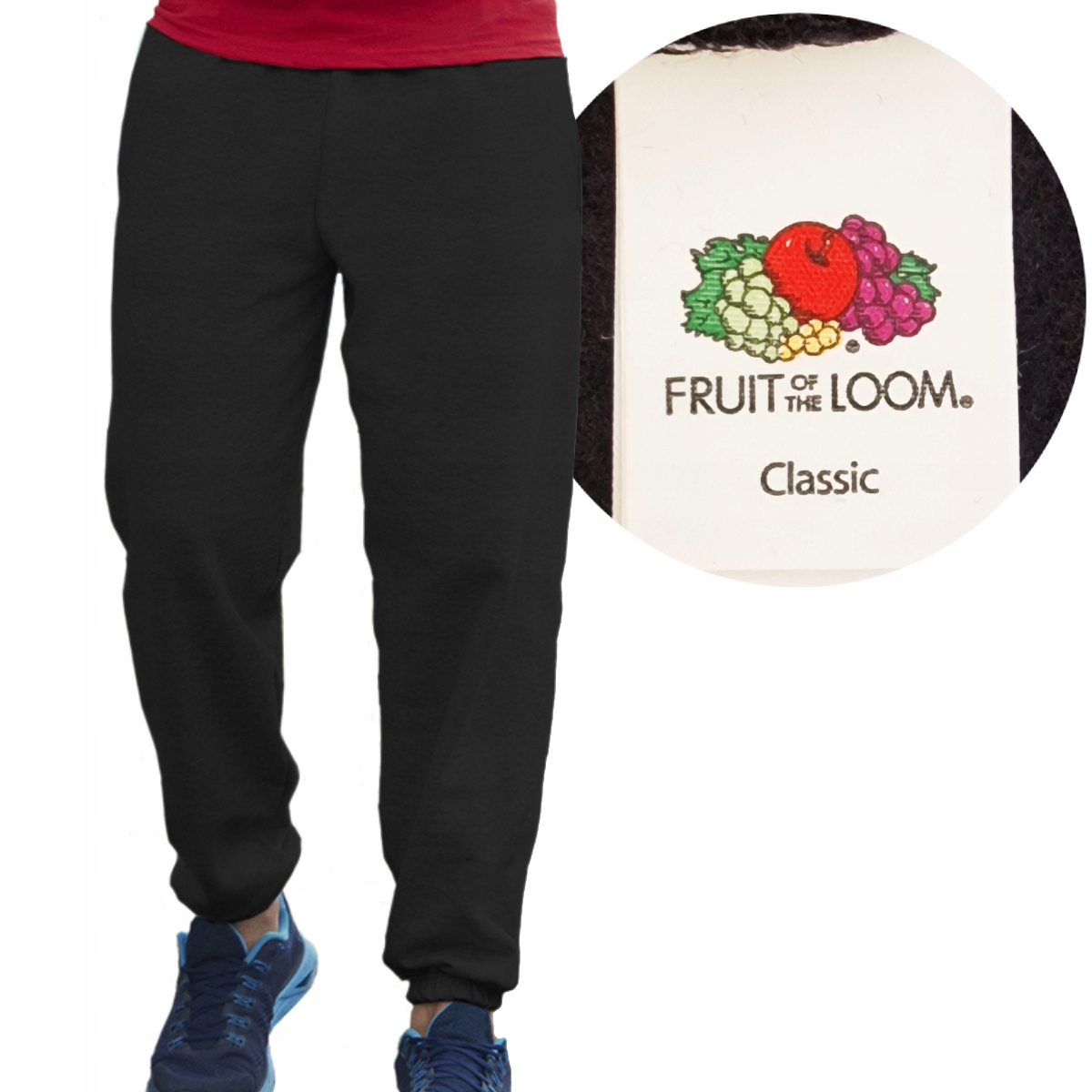 

Spodnie Dresowe Fruit Of The Loom Ściągacz 3XL