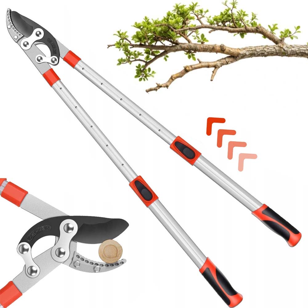Sekator Teleskopowy Ogrodowy Nożycowy Nożyce Do Gałęzi Teleskopowe 69-100CM