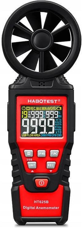Cyfrowy anemometr miernik wiatru Habotest HT625B
