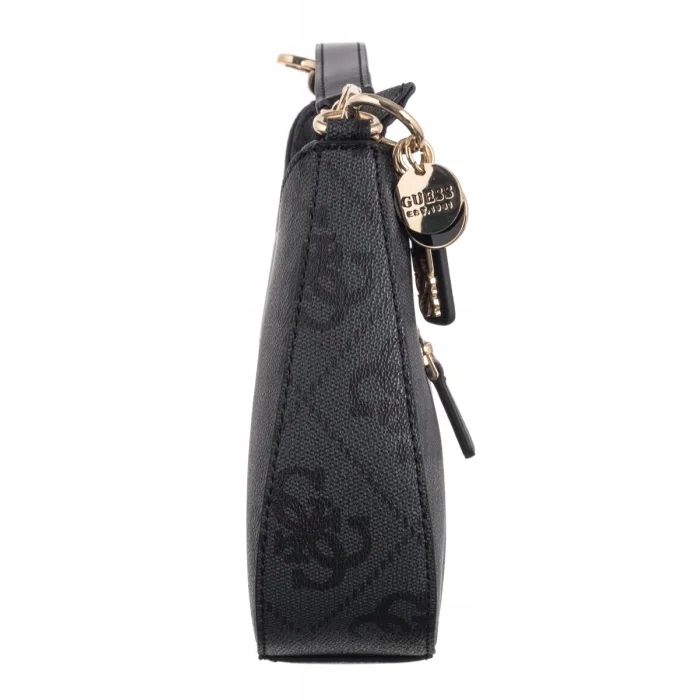 Dámska malá kabelka Guess Noelle II Top Zip Shoulder Bag HWOS96 čierna Značka Guess Jeans