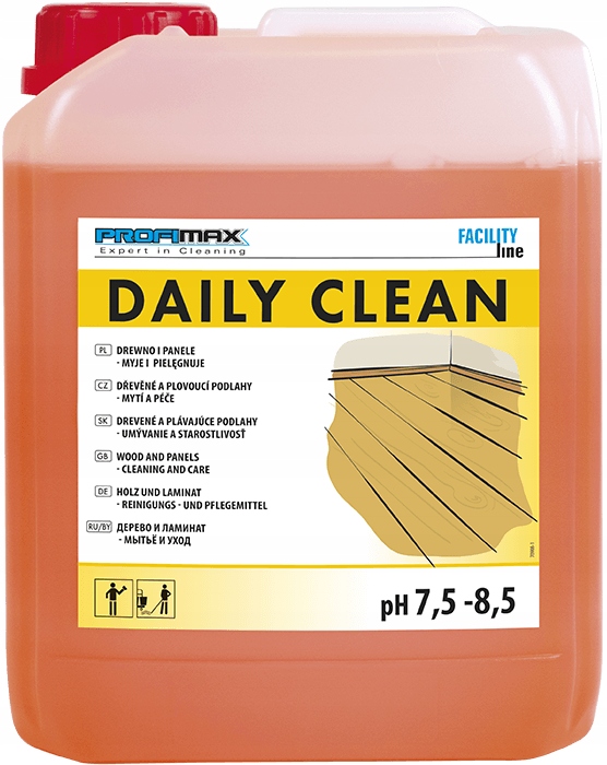 Levně Lakma Daily Clean Dřevo a Panely Čisticí a ošetřující prostředek 5L