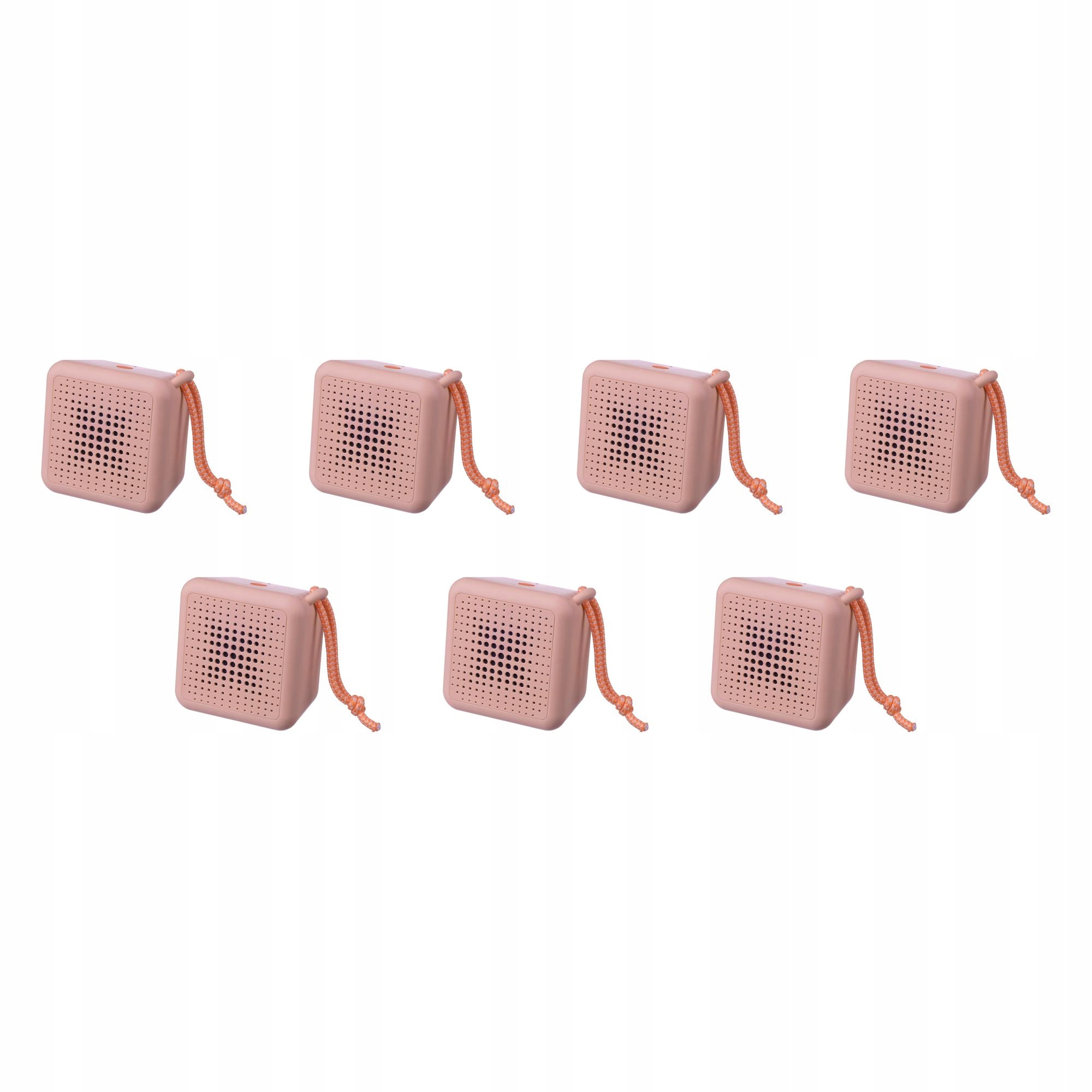 7 ks Bluetooth reproduktor Vappeby voděodolný, růžový, přenosný