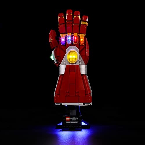 ŚWIATŁO LED BRIKSMAX DO LEGO RĘKAWICY THANOSA