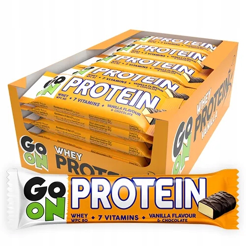 24 x Sante Go On Baton Proteinowy waniliowy 50 g 20% białka